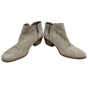 Sam Edelman Petty Gray Suede Boots Size: 7